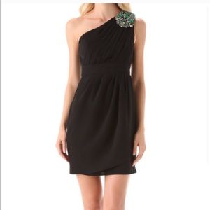 Shoshanna One Shoulder Formal Dress